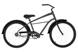 Велосипед Del Sol SHORELINER Matte Coal (2017)