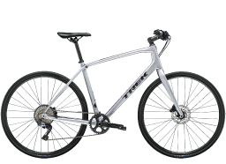 Велосипеды Trek FX SPORT CARBON 4 Quicksilver/Carbon Smoke 700C 2021