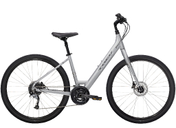 Велосипеды Trek VERVE 3 DISC LOW STEP Quicksilver 700C 2021