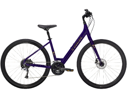 Велосипеды Trek VERVE 3 DISC LOW STEP Purple Abyss 700C 2021